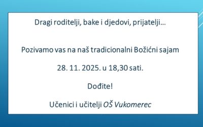 POZIVNICA ZA BOŽIĆNI SAJAM